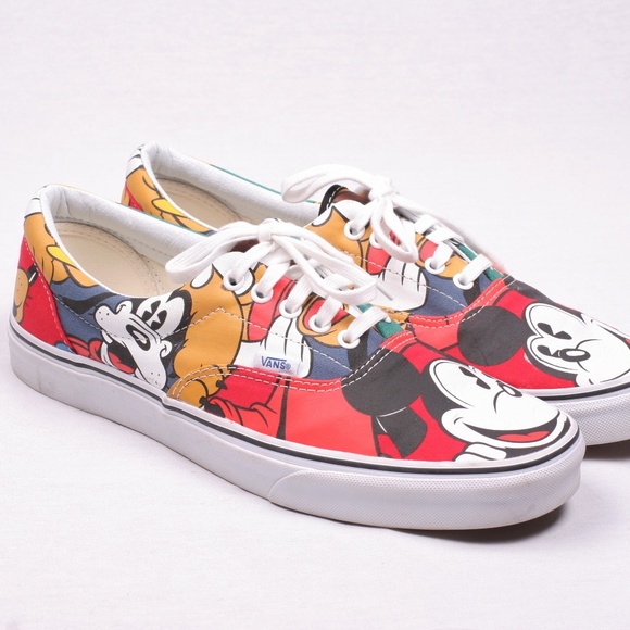 Vans Other - Vans Disney Mickey Pluto Donald Goofy Men Shoe 11